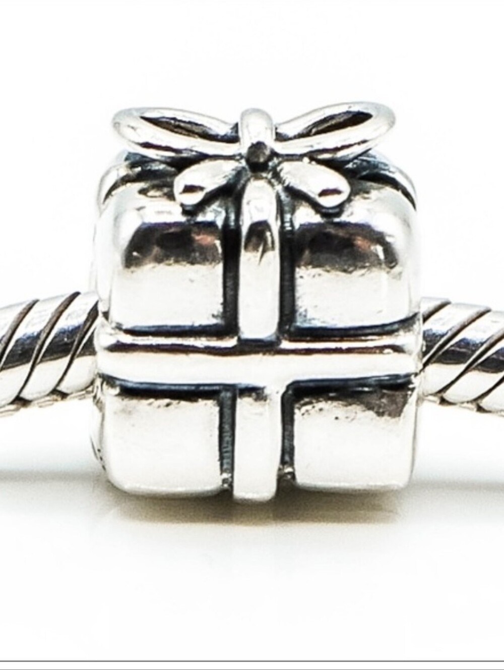 Pandora Sterling Silver Present With Bow
